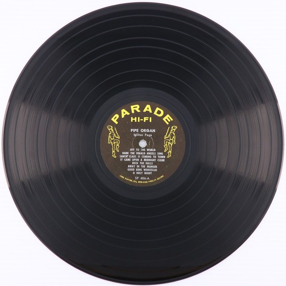 Milton Page – Big Pipe Organ for Christmas - 12" Vinyl LP Record Parade SP-406 - Picture 9 of 16